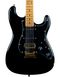 JET Guitars JS-400 Electric Guitar HSS Roasted MN Gold Hardware Black