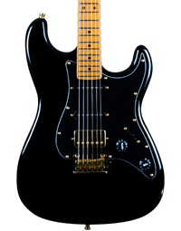 JET Guitars JS-400 Electric Guitar HSS Roasted MN Gold Hardware Black