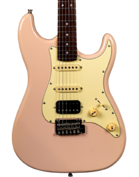 JET Guitars JS-400 Electric Guitar HSS RW Pink