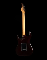 JET Guitars JS-450 Flamed Maple Top Electric Guitar HH Roasted MN Transparent Blue Burst