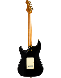 JET Guitars JS-480 HSS Electric Guitar Roasted RW Black Gold Hardware
