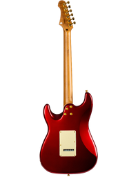 JET Guitars JS-480 HSS Electric Guitar Roasted RW Wine Red Gold Hardware