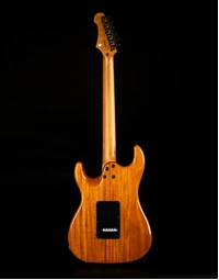 JET Guitars JS-600 HSS Flamed Maple Top Electric Guitar Roasted MN Transparent Purple