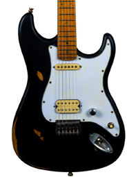 JET Guitars JS-800 Relic Electric Guitar HS Roasted MN Black