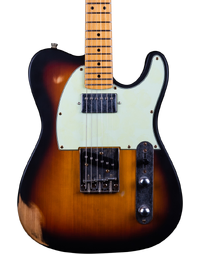 JET Guitars JT-350 Relic Electric Guitar MN Sunburst