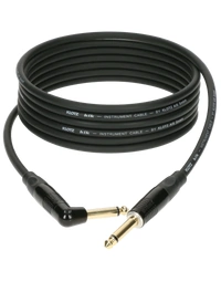 Klotz KIKKG30PRSW Kik 3m Instrument Cable Gold Tip Black Straight / Right Angle