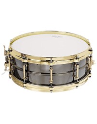 Ludwig LB416BT Black Beauty Brass 14 x 5" Snare Drum - Tube Lugs