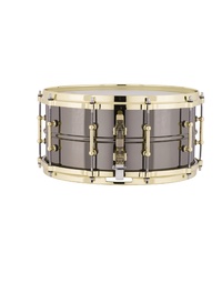 LUDWIG LB417BT BLACK BEAUTY SNARE DRUM BRASS - 14x6.5" Smooth Shell - Brass Tube Lugs