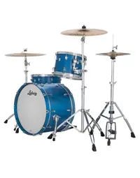 Ludwig LN34233TXPB Neusonic Maple/Cherry FAB 3-Piece 22" Shell Pack Satin Royal Blue