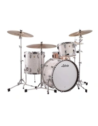Ludwig LCLUB22WMDIR Continental Club FAB Plus Cherry/Agathis 4-Piece 22" Shell Pack White Marine Pearl