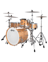 Ludwig LCO5124NDIR Continental 5 Piece Shell Pack - 22" 1Up 2Down - Natural Maple Lacquer