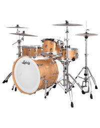 Ludwig LCO5124NDIR Continental 1Up 2Down Maple/Agathis 5-Piece 22" Shell Pack Natural Maple Lacquer