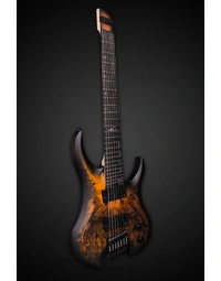 Legator G7FSS Ghost Super Shred 7-String Multi-Scale Buckeye Burl Death Valley