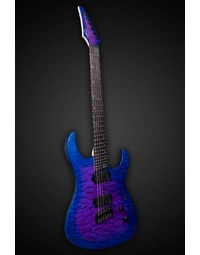 Legator N6FSS Ninja Super Shred 6-String Multi-Scale Quilted Maple Hypernova Blue