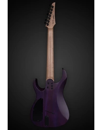 Legator N7FSS Ninja Super Shred 7-String Multi-Scale Quilt Maple Top Electric Guitar Deep Purple