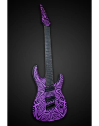 Legator N7F-INK Ninja Super Shred 7-String Multi-Scale Electric Guitar Ilya Purple