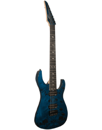 Legator N7SS Ninja Super Shred 7 String Blue Burl