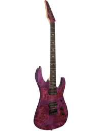 Legator N7SS Ninja Super Shred 7 String Purple Burl