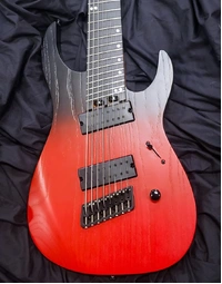 Legator N8FP Ninja Performance 8 String Multi-Scale - Crimson