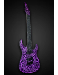 Legator N8F-INK Ninja Super Shred 8-String Multi-Scale Electric Guitar Ilya Purple