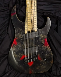 Legator N8FX Ninja 8 String Multi-Scale - Black Widow