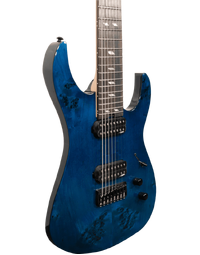 Legator N8SS Ninja Super Shred 8 String Blue Burl