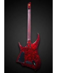 Legator R6F Revenant 6-String Multi-Scale Headless Electric Guitar Bloody Mary