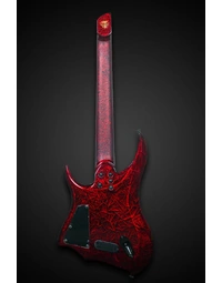Legator R7F Revenant 7-String Multi-Scale Headless Electric Guitar Bloody Mary
