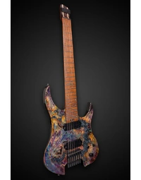 Legator XG7F Ghost 7-String Multi-Scale Headless Electric Guitar Coral