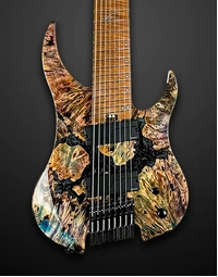 Legator XG8F Ghost 8-String Multi-Scale Headless Electric Guitar Coral