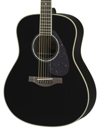 Yamaha LL6 ARE Solid Top Dreadnought Acoustic w/Pickup Black