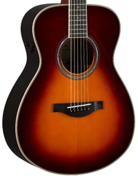 Yamaha LS-TA BS TransAcoustic Solid Engelmann / Rosewood Concert Acoustic w/ Pickup Brown Sunburst
