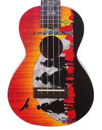 Mahalo MA2WW Artist Elite "Wild West" Concert Ukulele