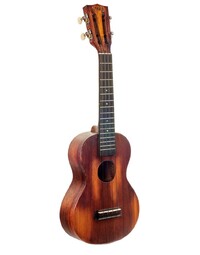 Mahalo MO2 Historic Series Solid Red Cedar / Mahogany Concert Ukulele Hand Finished Historic Brown Matte