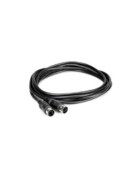 Hosa MID303BK MIDI Cable, 5-pin DIN to Same, 3 ft