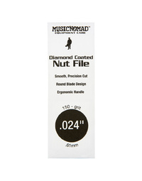 Music Nomad MN654 Diamond Coated 024" Nut File 1-Piece
