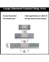 Music Nomad MN813 Diamond U-File Fret Levellers (Pack of 3)