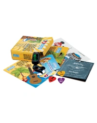 Mahalo Essential Ukulele Accessories Pack w/ Clip-On Tuner, Picks & Strings