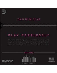 D'Addario NYXL Super Lite 9-42 Electric Guitar Strings