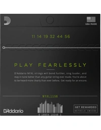 D'Addario NYXL Med/X-Hvy 11-56 Electric Guitar Strings