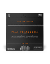 D'Addario NYXL Medium Wound 3rd 13-56 Electric Guitar Strings