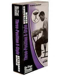 On-Stage KT7800 Deluxe Three-Position X-Style Folding Keyboard Bench