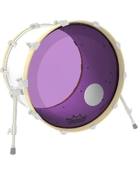 Remo Powerstroke 3 Colortone Purple 22'' Ported Bass Drum Head