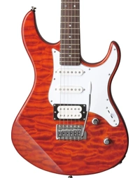 Yamaha PAC212VQM Pacifica Quilt Top Electric Guitar Caramel Brown