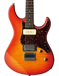 Yamaha PAC611HFM Pacifica Flame Maple Electric Guitar Light Amber Burst
