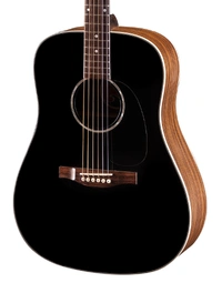 Eastman PCH2-D-BK Thermo-Cured Solid Top Dreadnought Acoustic Guitar Black