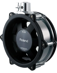 Roland PD-108-BC 10" x 5" Dual Trigger Mesh V-Pad Drum Pad Black Chrome