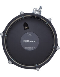 Roland PDA-120L-BK 12" x 4" V-Drums Acoustic Design Dual Zone Shallow Tom Pad Black