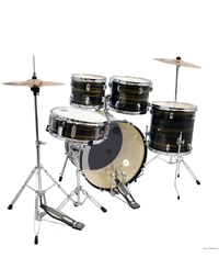 Mapex PDG5044TFJ Prodigy 5-Piece Fusion Drum Kit Black/Yellow