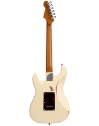 Patina Guitars PS-6 Electric Guitar RW Olympic White Road Worn Nitrocellulose